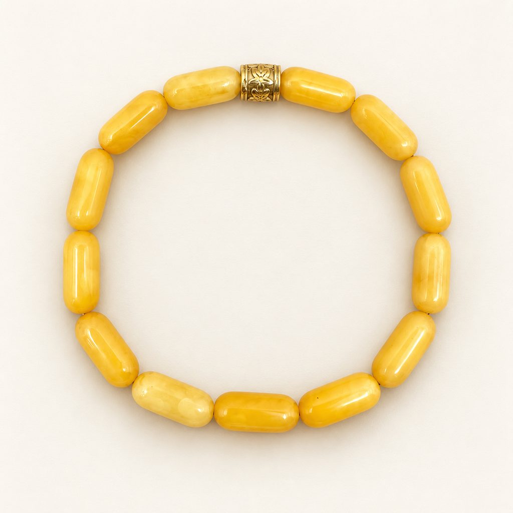 Honey Bloom Bead Bracelet | Kahrab — full design
