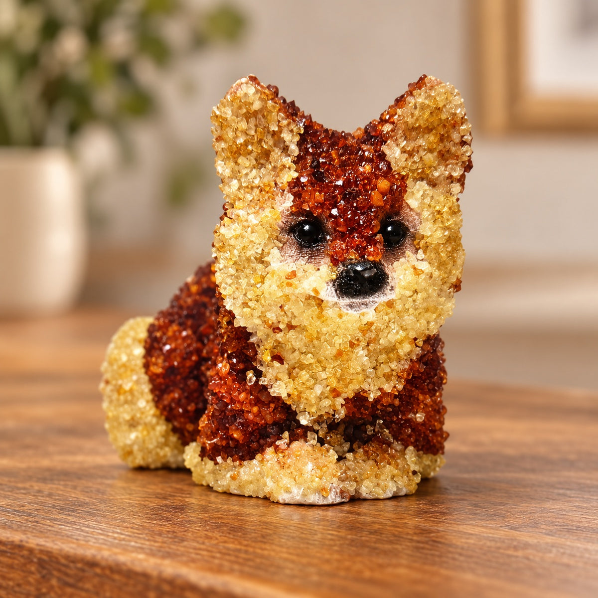 Honey-Toned Fox Figurine | Kahrab — 03-lifestyle